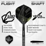 Šipky steel Winmau MvG Signature Edition 23g, 90% wolfram