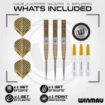 Šipky steel Winmau Daryl Gurney Signature Edition 23g, 95% wolfram