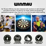 Šipky steel Winmau John Brown 22g 90% wolfram