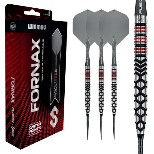Šipky steel Winmau Fornax Tapered 23g SP 90% wolfram