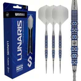 Šipky steel Winmau Lunaris Tapered 24g SP 90% wolfram