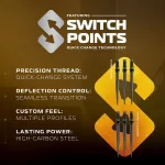 Šipky steel Winmau Exion Parallel 24g SP 90% wolfram