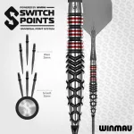 Šipky steel Winmau Fornax Torpedo 25g SP 90% wolfram