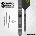 Šipky steel Winmau MvG Signature Edition 23g SP 90% wolfram