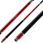 Pool kulečníkové tágo Cuetec Cynergy CT-15K Carbon, Ruby-Red, 3/8 x 14, dvoudílné