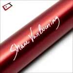 Pool kulečníkové tágo Cuetec Cynergy CT-15K Carbon, Ruby-Red, 3/8 x 14, dvoudílné