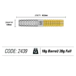 Šipky Winmau soft Steve Beaton 20g, special edition, 90% wolfram