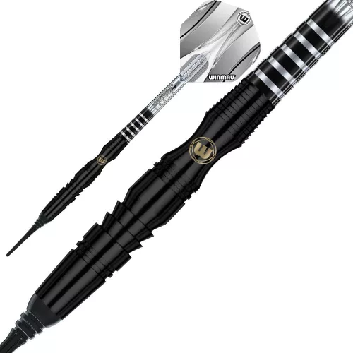 Sada soft šipek Winmau Sniper Black 20g, 90% wolfram