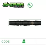 Sada soft šipek Winmau Sniper Black 20g, 90% wolfram