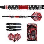 Sada soft šipek Winmau Joe Cullen Rockstar RS 1.0, 20g, 90% wolfram