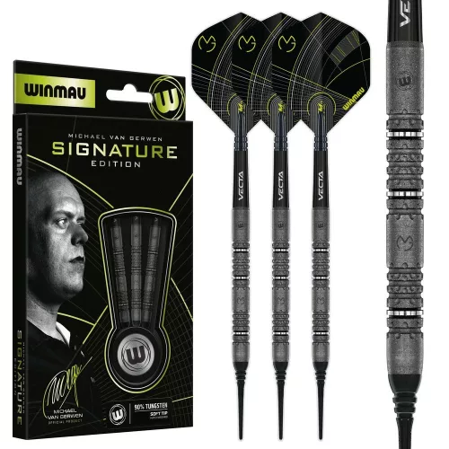 Šipky soft Winmau MvG Signature Edition 20g, 90% wolfram