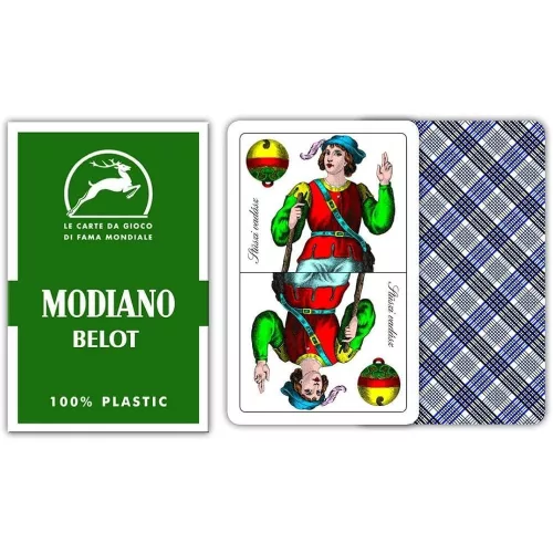 Sedmové karty Modiano Belot, 100% plastové