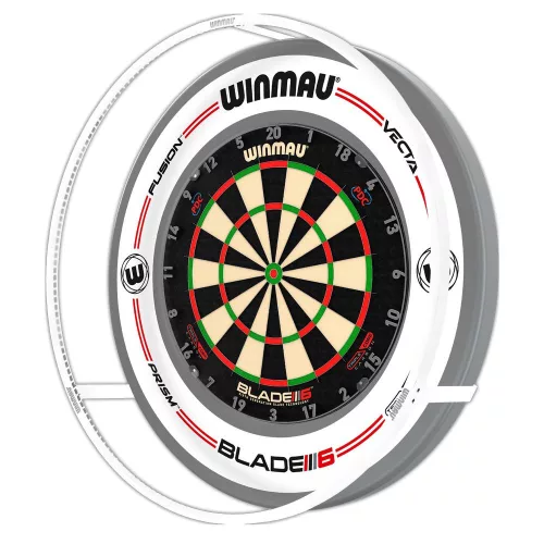 Osvětlení sisalového terče Winmau Plasma Ice 360, bílé