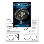 Osvětlení sisalového terče Winmau Plasma Ice 360, bílé