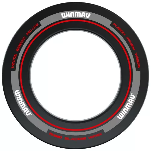 Ochrana k sialovým terčům Winmau Advance, černo-červená
