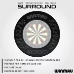 Ochrana stěny Winmau Blade 360 černá na sisalové terče