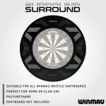 Ochrana stěny Winmau Blade X černá na sisalové terče
