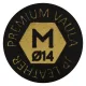 Kůže na tágo Vaula Multi Premium vrstvená černá medium, 14mm