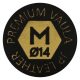 Kůže na tágo Vaula Multi Premium vrstvená černá medium, 14mm