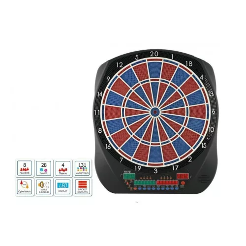 Elektronický terč na šipky Bull's Flash, hlas: Russ "The Voice" Bray