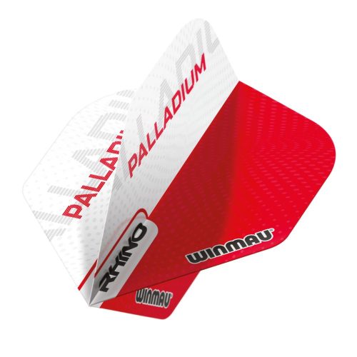 Letky na šipky Winmau Palladium červeno-bílé, extra hrubé