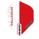 Letky na šipky Winmau Palladium červeno-bílé, extra hrubé