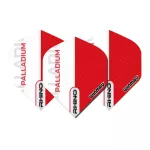 Letky na šipky Winmau Palladium červeno-bílé, extra hrubé