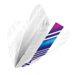 Letky na šipky Winmau Prism Delta Kite modro-bílo-fialové