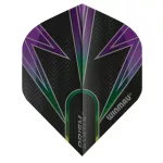 Letky na šipky Winmau Prism Alpha standard černá a fialová