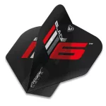 Letky na šipky Winmau Prism Delta Blade 6 logo, černé