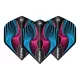 Letky na šipky Winmau Prism Delta Spiral, modro-růžové