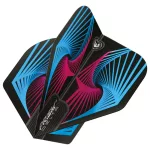 Letky na šipky Winmau Prism Delta Spiral, modro-růžové
