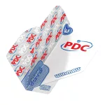 Letky na šipky Winmau Prism Zeta PDC logo, bílé