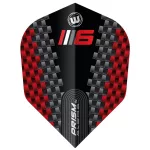Letky na šipky Winmau Prism Alpha Blade 6 Chevron černé, No6