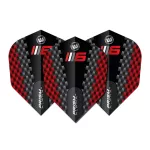 Letky na šipky Winmau Prism Alpha Blade 6 Chevron černé, No6