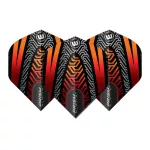 Letky na šipky Winmau Prism Alpha černo-oranžové, No2