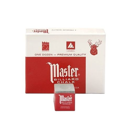 Kulečníková křída Master 1 ks, šedá