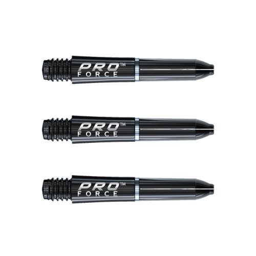 Násadky na šipky Winmau Pro Force černé, extra krátké