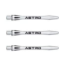 Násadky na šipky Winmau Astro hliník, stříbrné, dlouhé