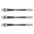 Násadky na šipky Winmau Triad Aluminium, černé dlouhé