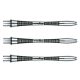 Násadky na šipky Winmau Triad Aluminium, černé dlouhé