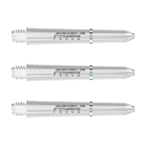 Násadky na šipky Winmau Prism force plastové, krátké bílé