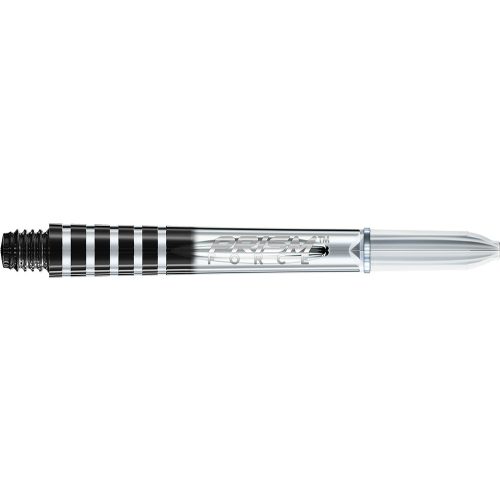 Násadky na šipky Winmau Prism force dlouhé průsvitné černé