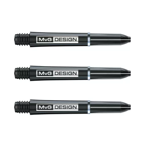 Násadky na šipky Winmau MVG Signature Nylon krátké, černé