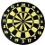 Papírový terč na šipky, žlutý