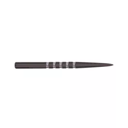 Hroty na šipky Unicorn steel Needle Black Points 5 Groove, kovové, 38mm
