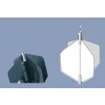 Chrániče šipkových letek Unicorn hliník Pro Flights