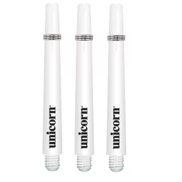 Násadky na šipky Unicorn GRIPPER 3 VALUE PACK, 15 ks, bílé dlouhé