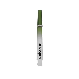 Násadky na šipky Unicorn Gripper3 two-tone-zelené, bílé, dlouhé