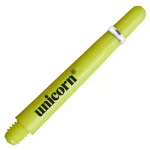 Násadky na šipky Unicorn Gripper4, 29 mm, extra krátké, neon žluté